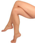 Benen na definitief ontharen Definitieve ontharingde benen